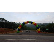 Rental 40ft wide Mix color inflatable Arch
